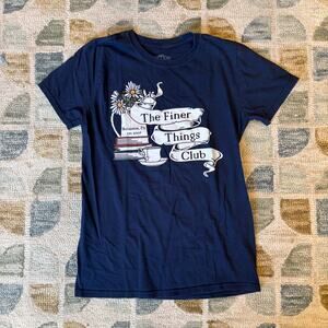 The Office Themed Graphic T-Shirt - The Finer Things Club Women's Size Small